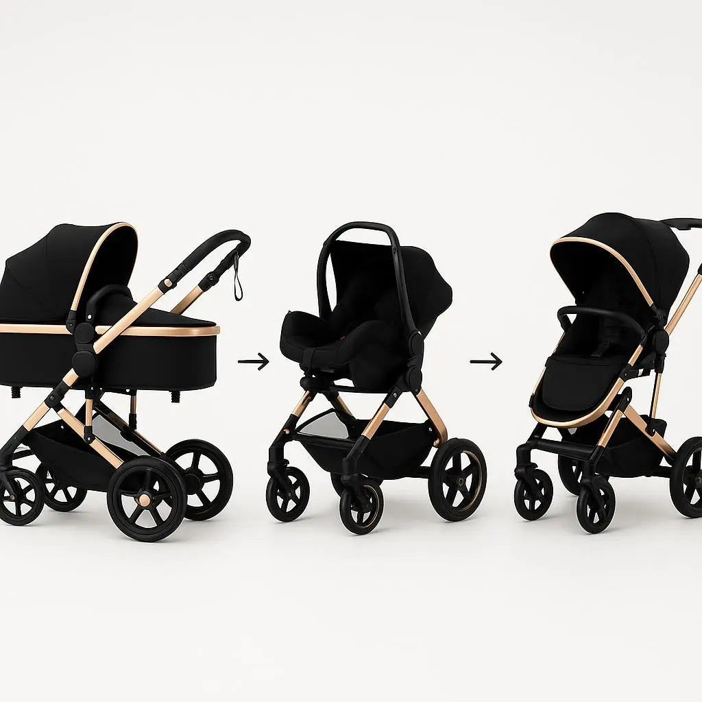 Triobebe Classique · Poussette 3 en 1 sans suspension