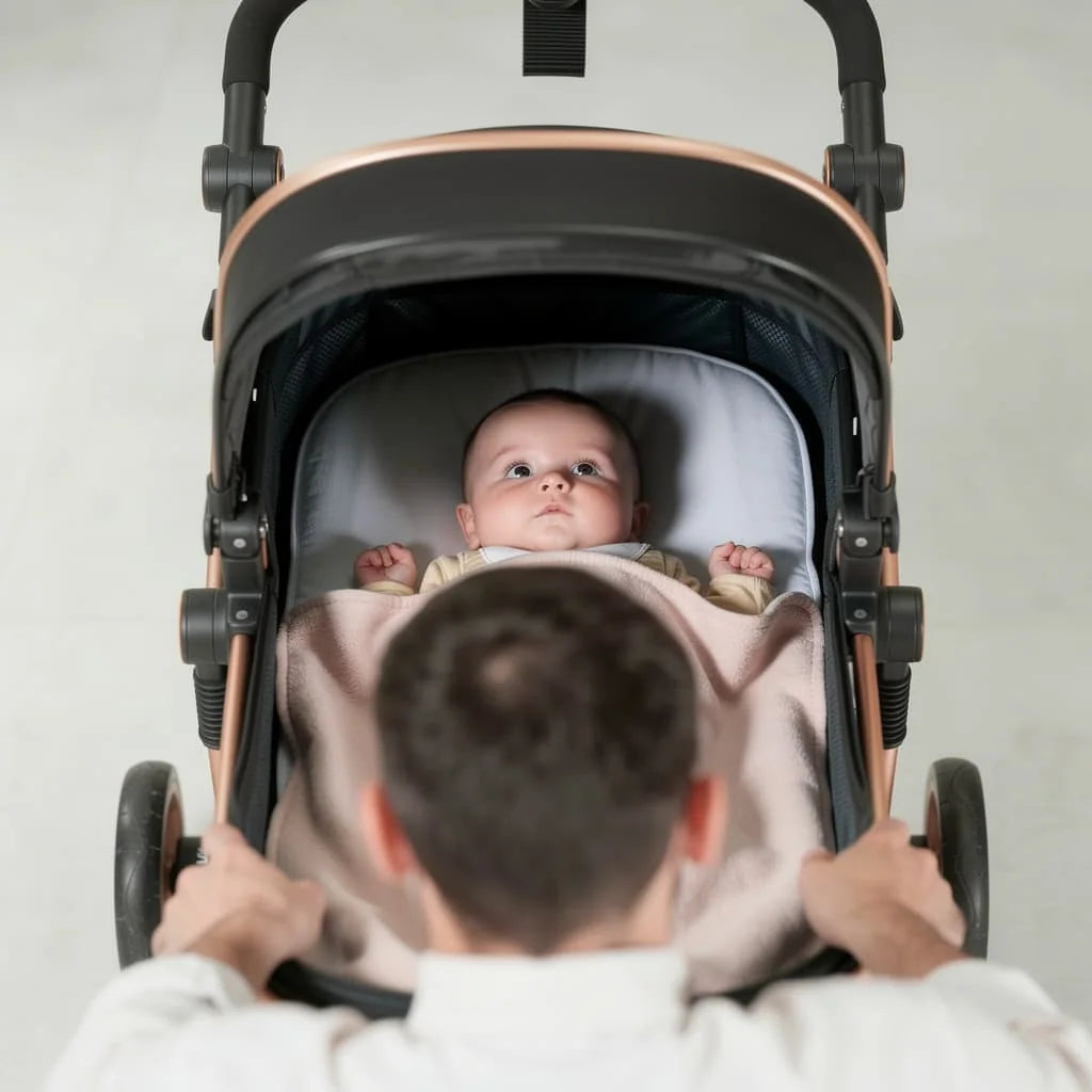 Triobebe Classique · Poussette 3 en 1 sans suspension