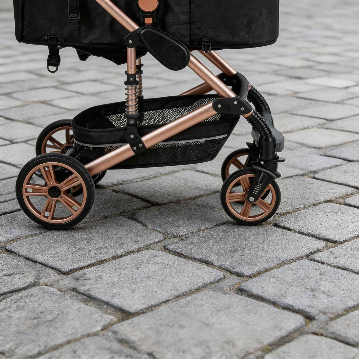 Triobebe Prestige · Poussette 3 en 1 avec suspension