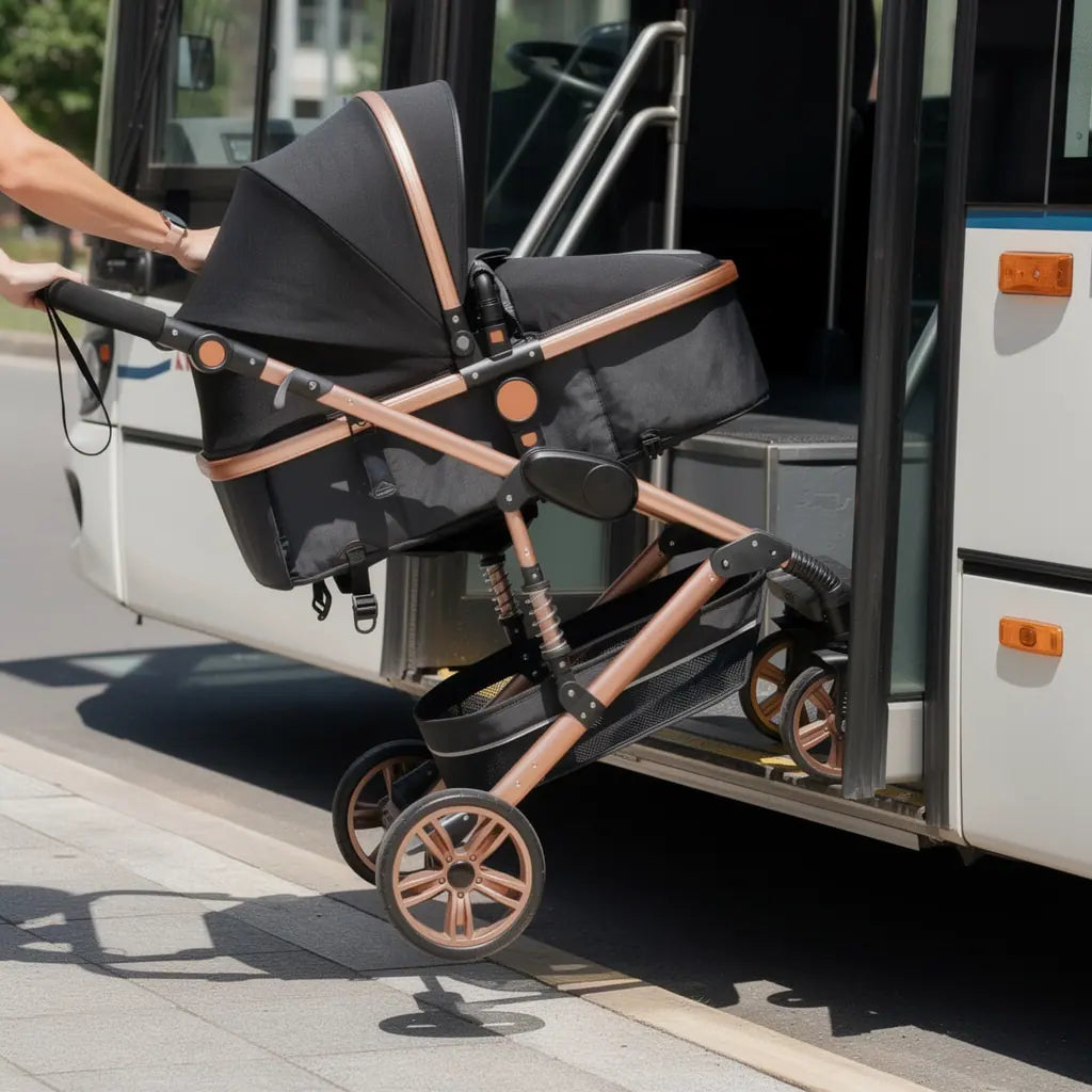 Triobebe Prestige · Poussette 3 en 1 avec suspension