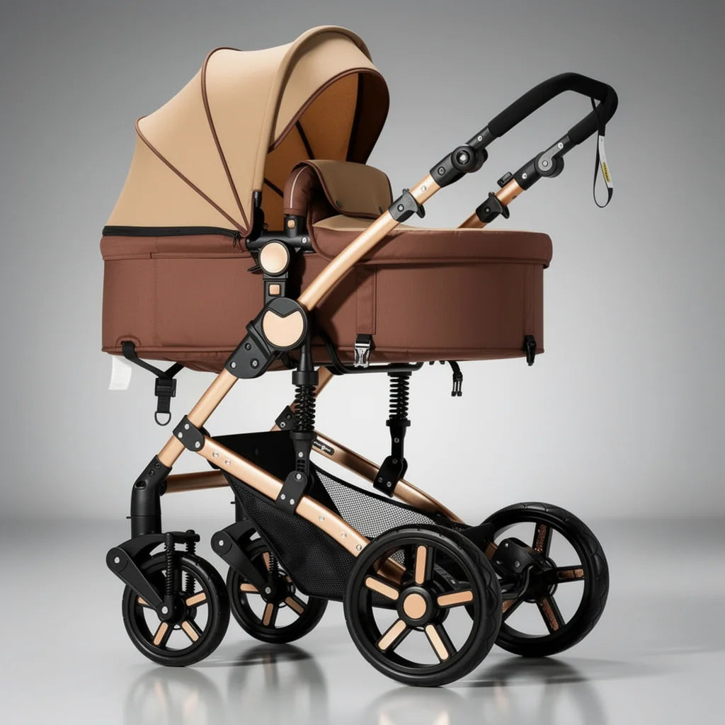 Triobebe Prestige · Poussette 3 en 1 avec suspension