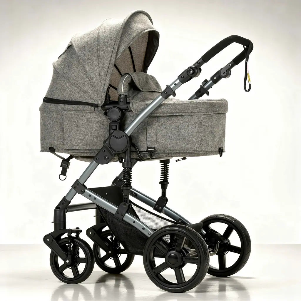 Triobebe Prestige · Poussette 3 en 1 avec suspension