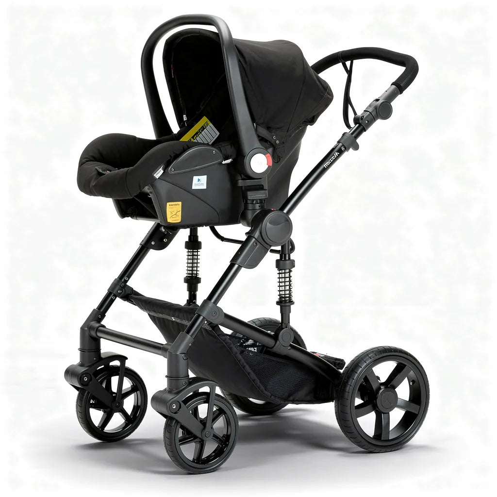 Triobebe Classique · Poussette 3 en 1 sans suspension