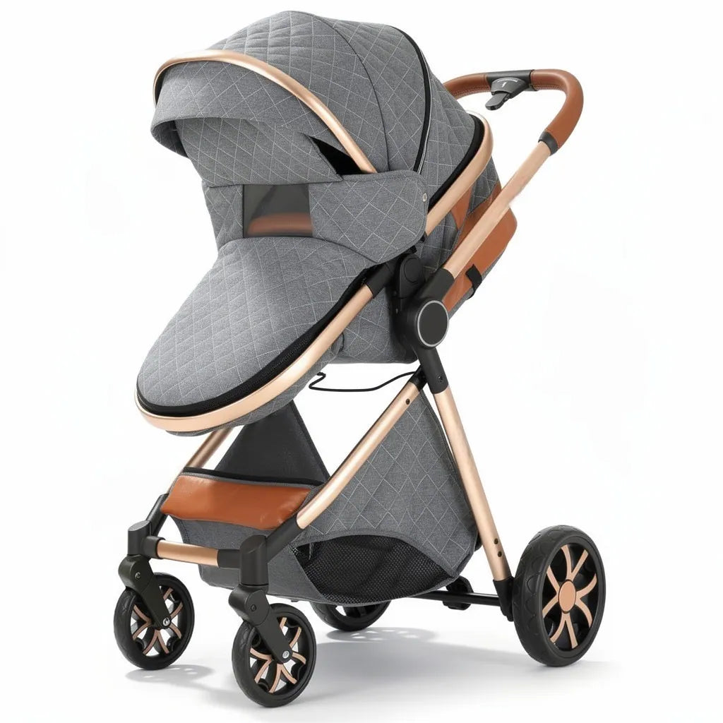 Triobebe Classique · Poussette 3 en 1 sans suspension