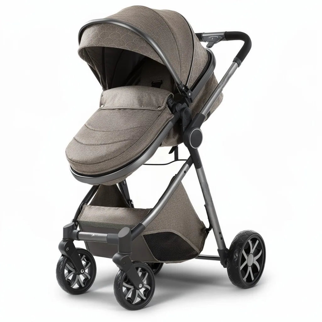 Triobebe Classique · Poussette 3 en 1 sans suspension