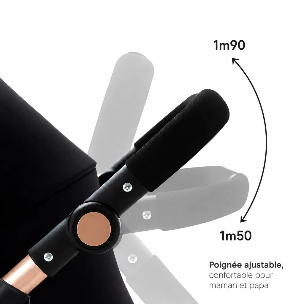 Gris-Noir-Or noir-Beige